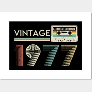 Vintage 1977 Limited Cassette Posters and Art